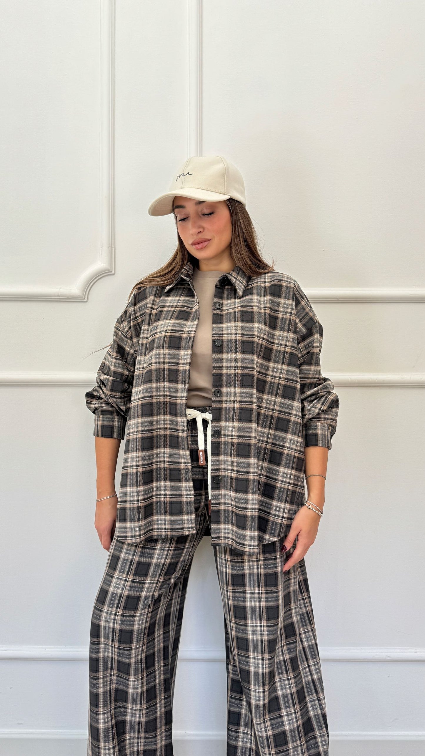 Camicia over a quadri