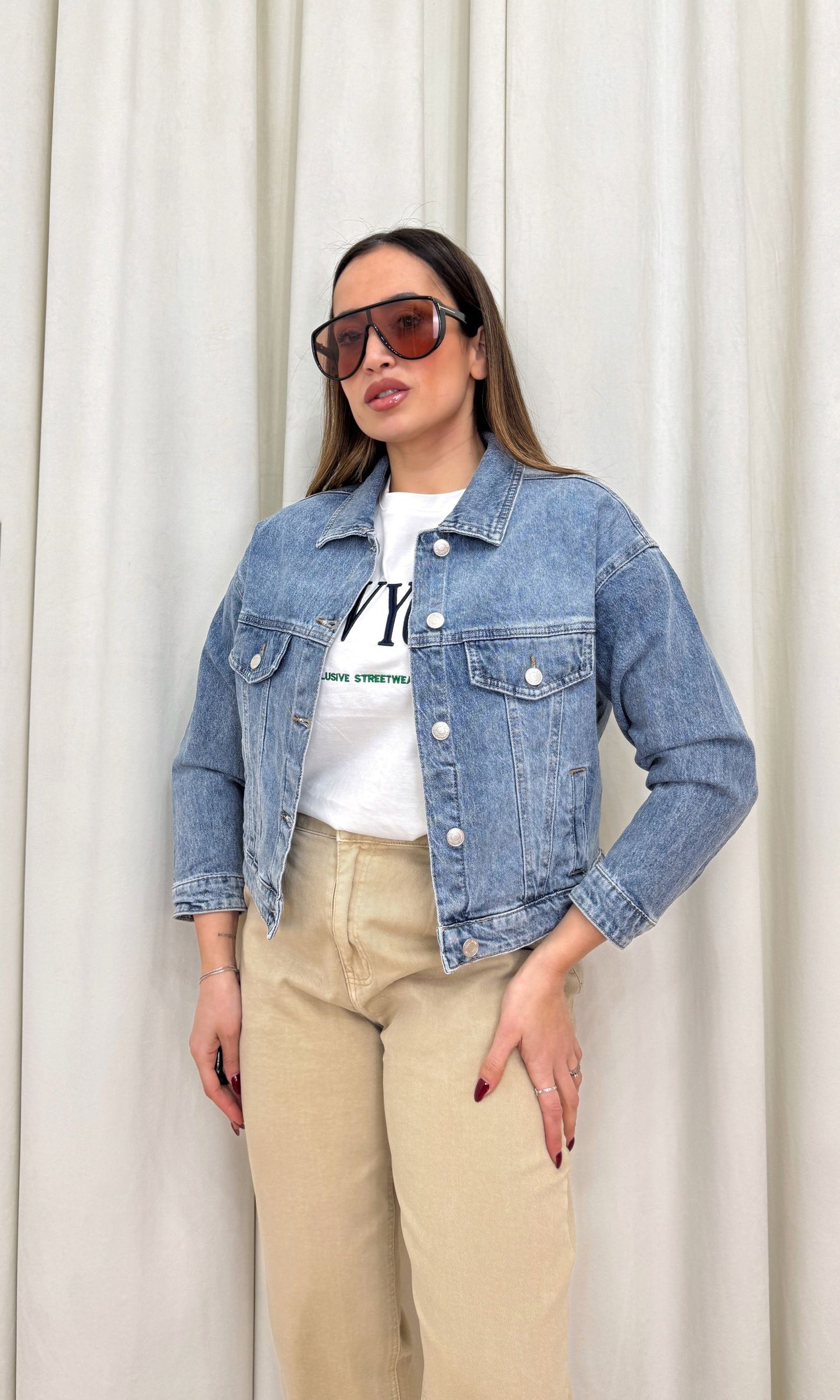 Giacca jeans basic