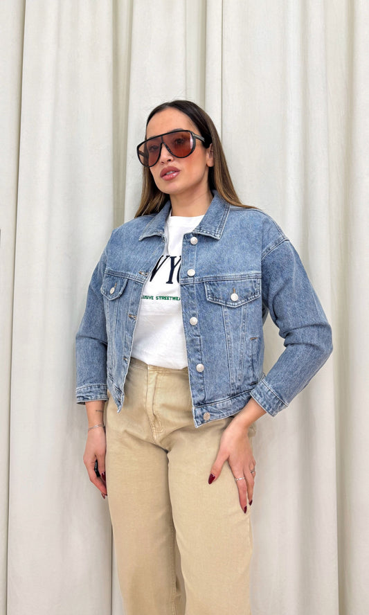 Giacca jeans basic