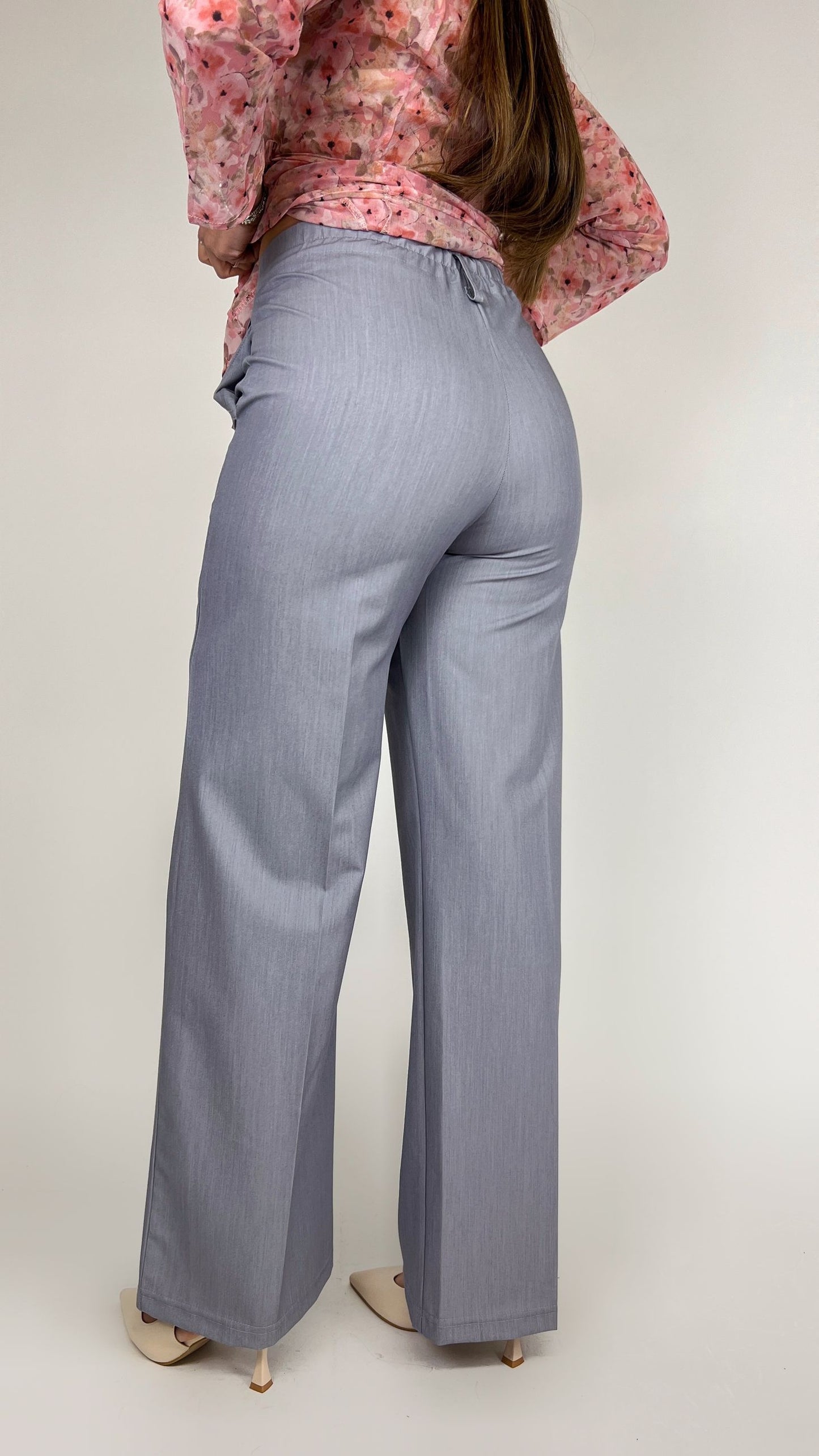 Pantalone palazzo liscio