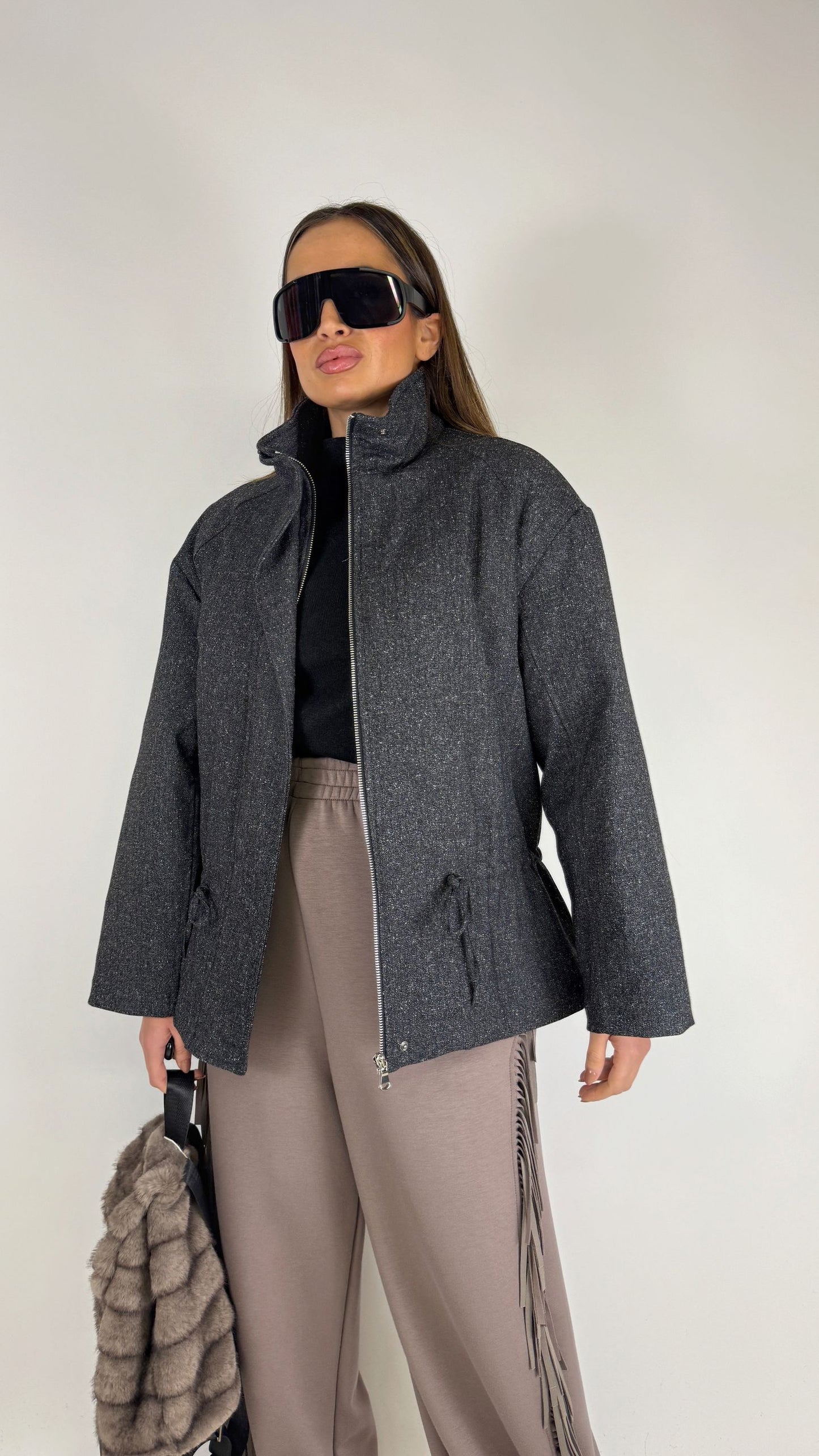 Giaccone con coulisse Lumina